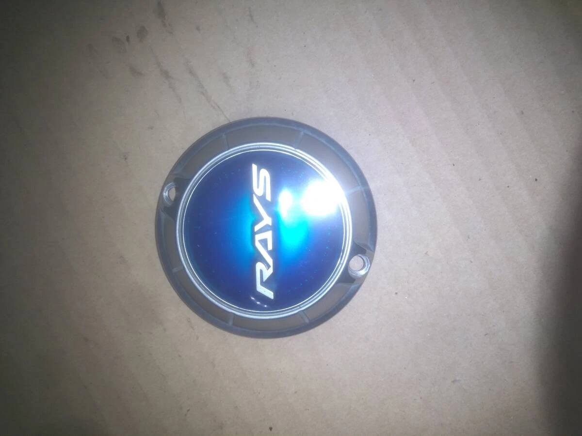 JDM RAYS gramLIGHTS Gra Village Center Cap Blue No Tires