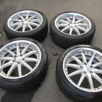 JDM WORK work GNOSIS GS1 19x8.5J+35 245/40R19 4-Pack Tires for Alphard No Tires