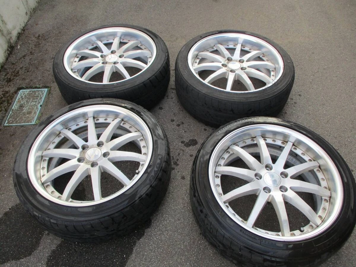 JDM WORK work GNOSIS GS1 19x8.5J+35 245/40R19 4-Pack Tires for Alphard No Tires