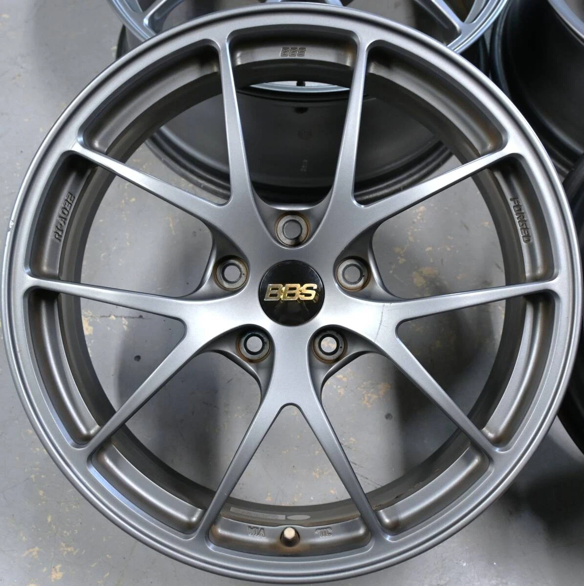 JDM BBS RI-A 8.0J Inset +45 PCD 114.3 5H RI-A032 GR Yaris FD2FN2EP3 Ci No Tires - Image 3