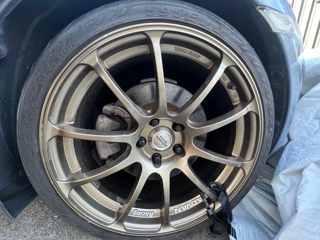 JDM ADVAN Racing RZ 198.5 9.5j No Tires - Image 2