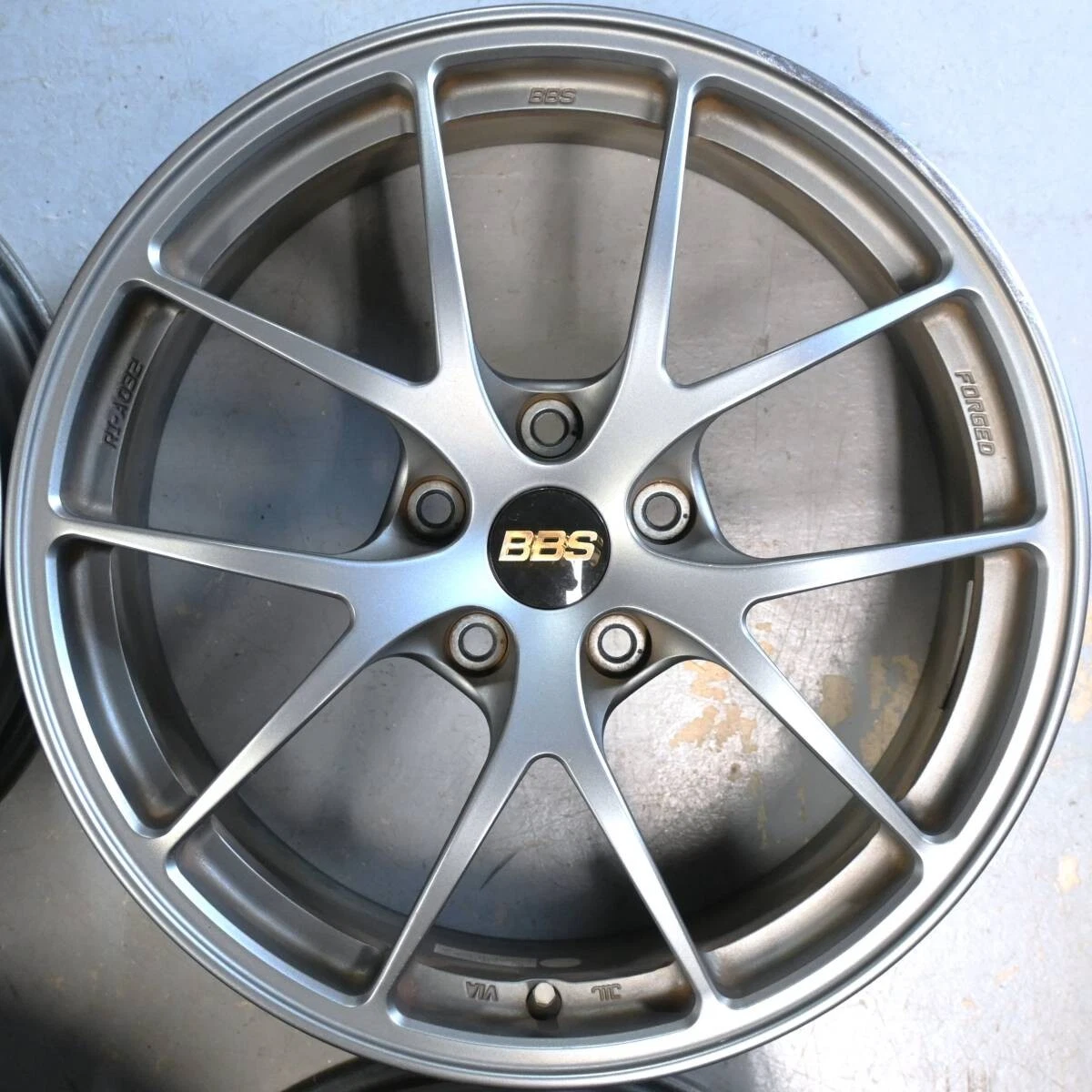 JDM BBS RI-A 8.0J Inset +45 PCD 114.3 5H RI-A032 GR Yaris FD2FN2EP3 Ci No Tires - Image 4