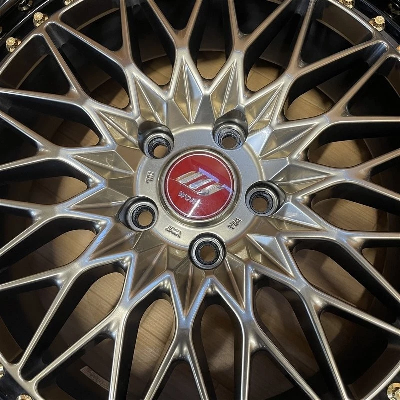 JDM WORK VS-XV 8.0-19+46 5H114.3 Dunlop Le Mans 5+ 225/35R19 88W tires No Tires - Image 3