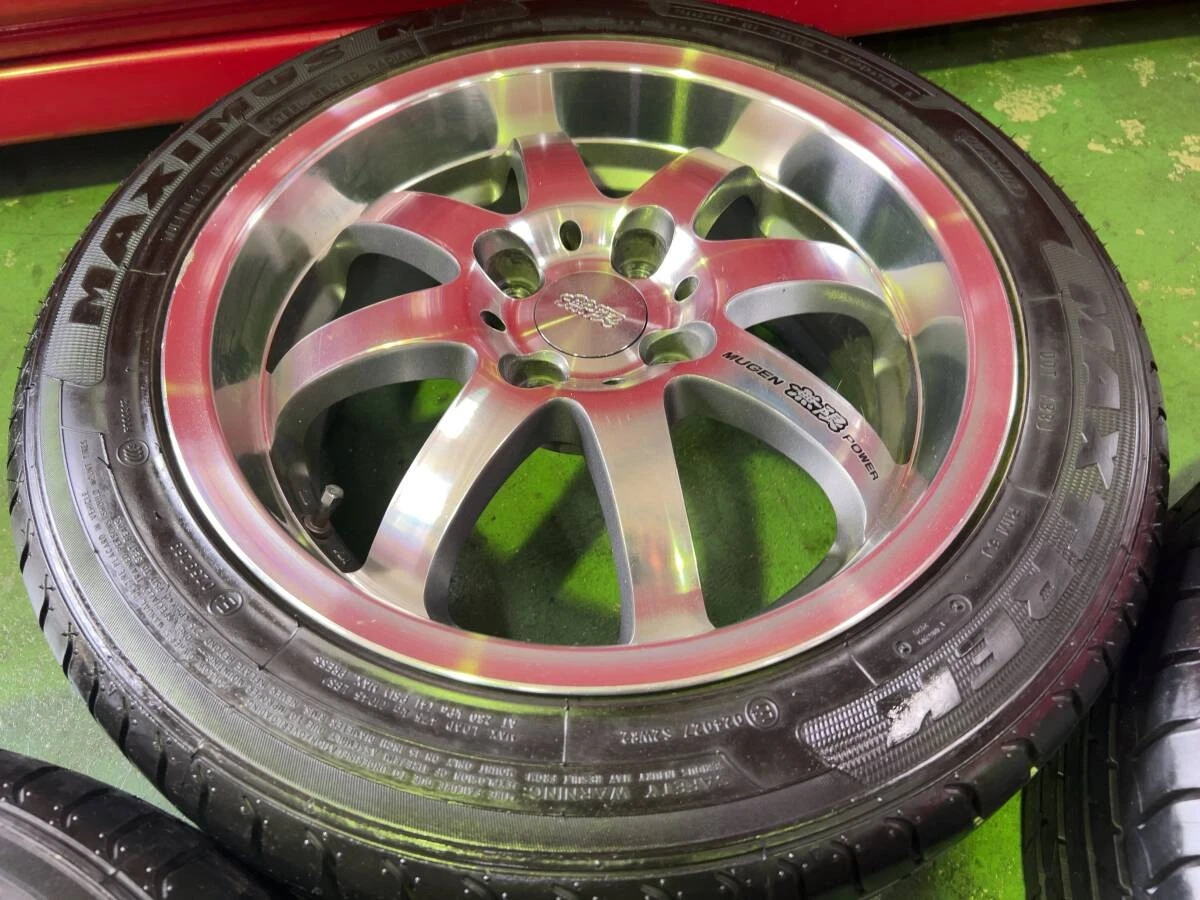 JDM DEEPSRACING Nothing Limited Mugen NR 156.5J +45 PCD100 4-Pack Set No Tires - Image 3