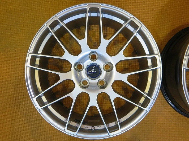 JDM Set of 4 Weds Delmore LC.S Wheels with Toyota Flat Seat Nuts 198J+ No Tires - Image 4