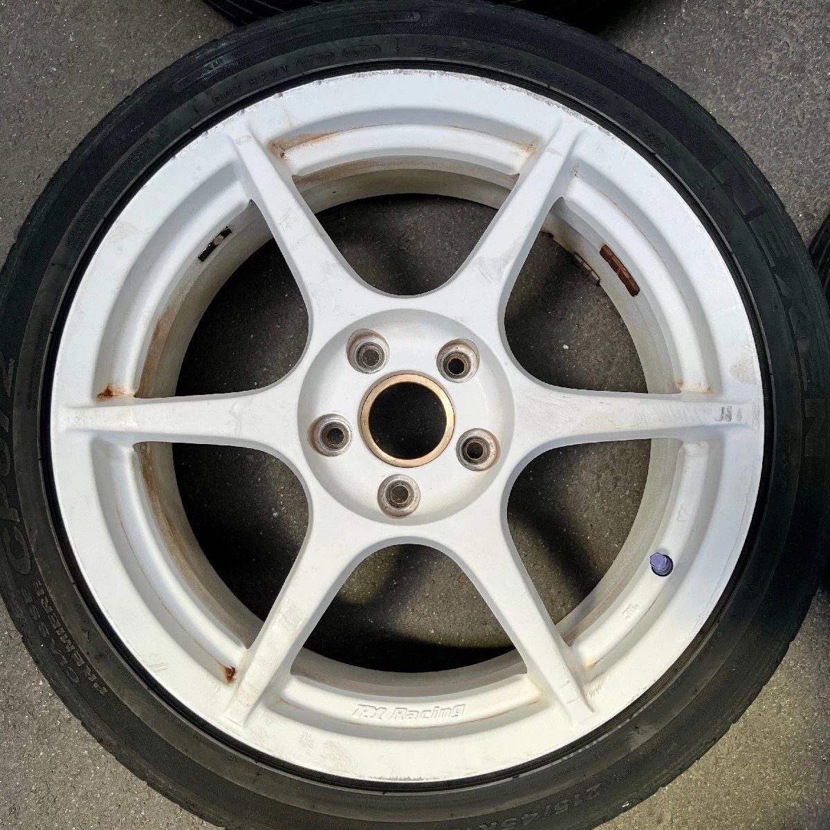 JDM Aftermarket wheels with tires: P1 RACING bar D-Club P1 Racing repa No Tires - Image 2
