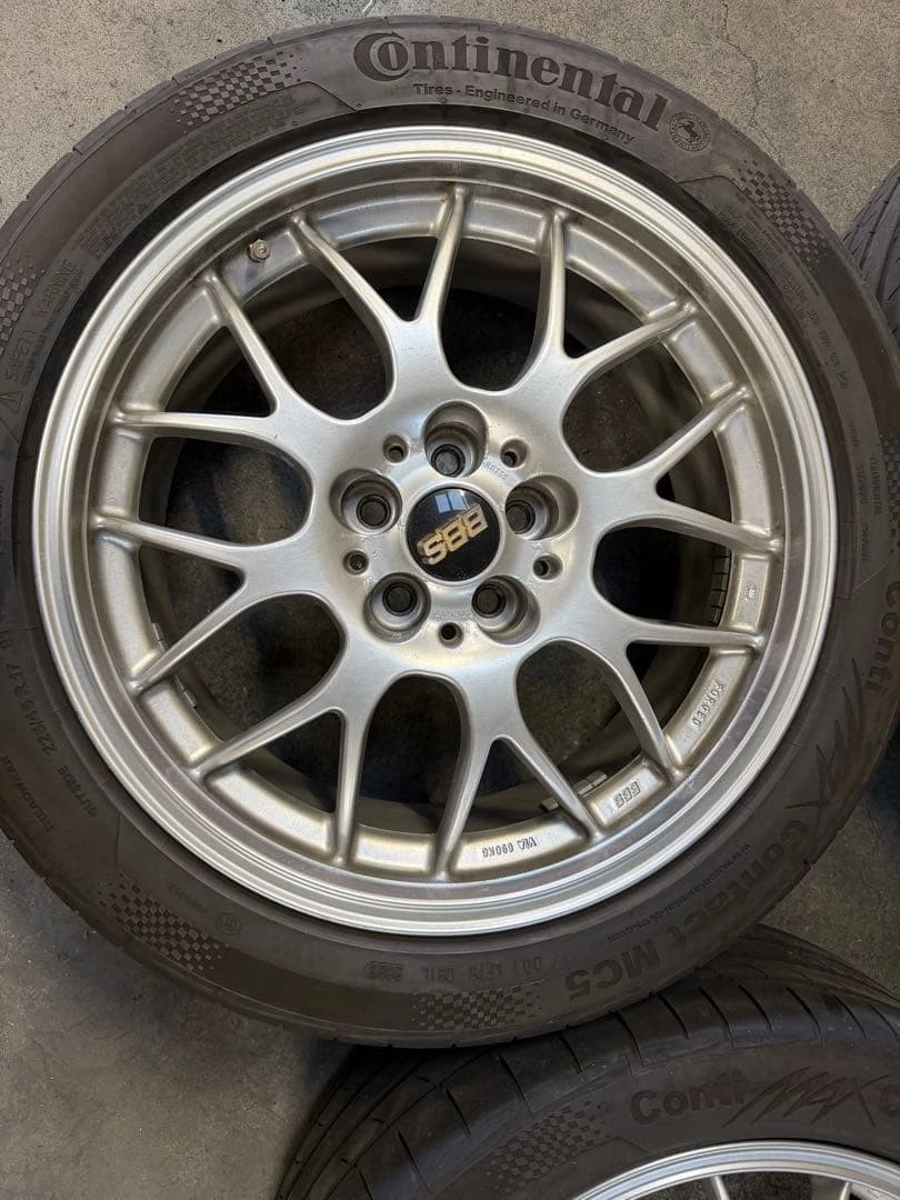 JDM BBS RG-R 17 Wheel Set with Tires No Tires - Image 4