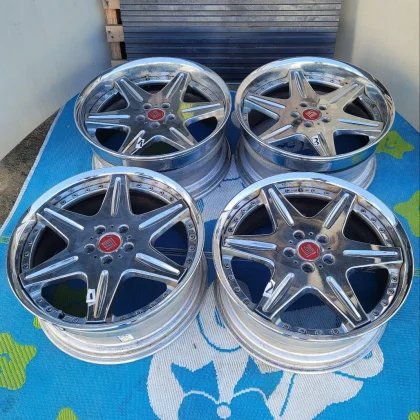 JDM WORK LS406 aluminum wheels 208.5J +38 9.5 No Tires