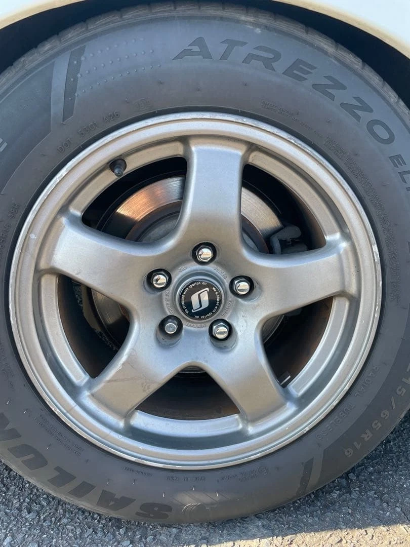 JDM Genuine Nissan R32 GTR wheels with tires 215/65R16 4-pack No Tires - Image 4