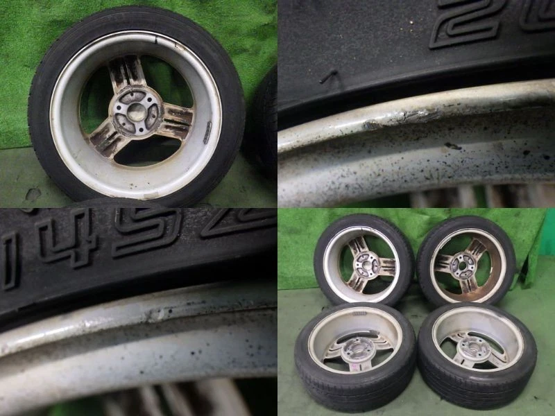 JDM Genuine Smart Roadster 166.5J 7J PCD112 3-lug aluminum wheels and No Tires - Image 10