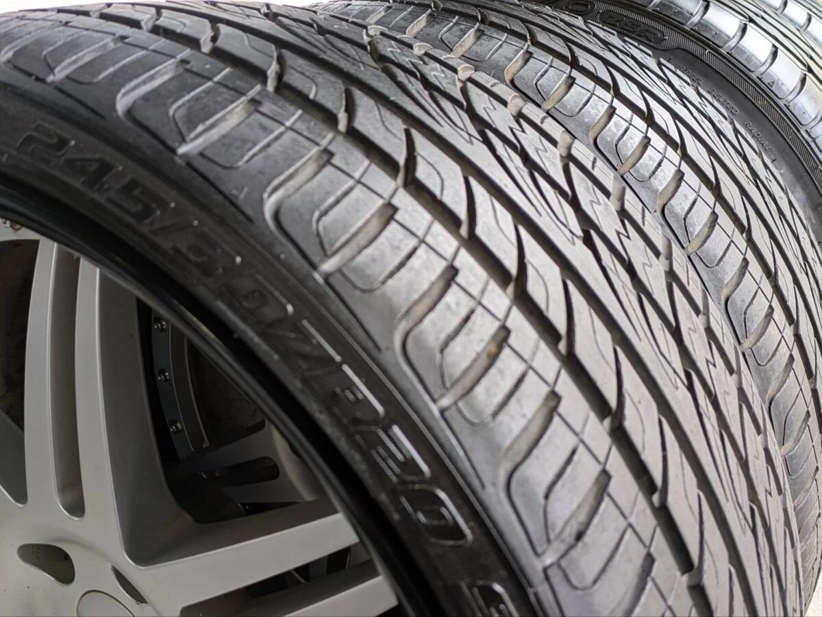 JDM Hyperforged HF102R wheels and tires 4-pack set 209J+17 11J+22 PCD1 No Tires - Image 9