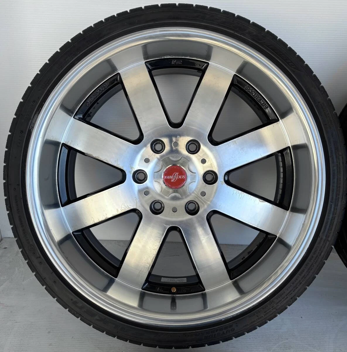 JDM Extra-deep rim burred PCD 139.7 6H Fabless Pandemic LM-8 6x10 225/ No Tires - Image 5