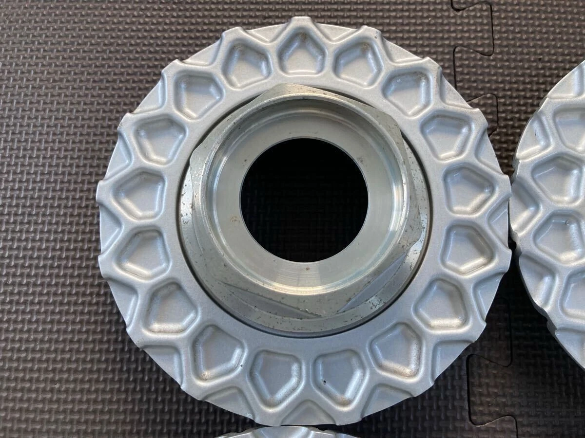 JDM Thick cast full plate "09.24.011" Early BBS RS center caps 4 piece No Tires - Image 6