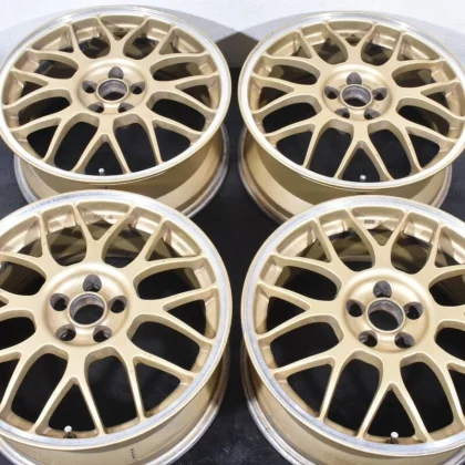 JDM Subaru STI genuine option BBS RG345 17-inch forged wheels 4-piece No Tires