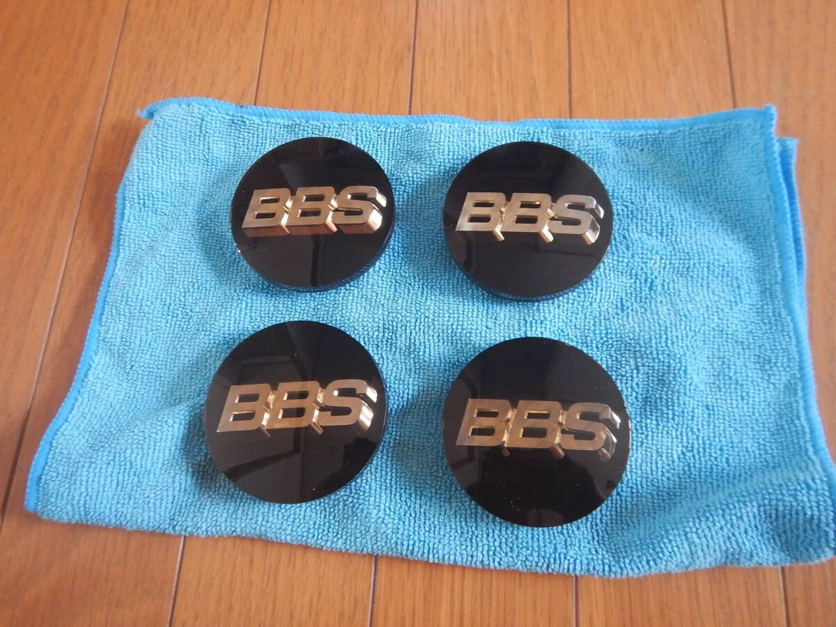 JDM BBS Center Cap LM 4 pieces Black Gold BBS No Tires