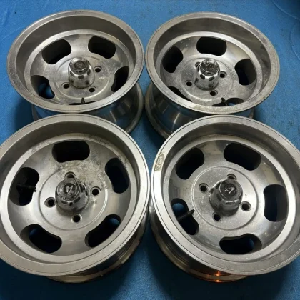 JDM Made in Japan deep rims 1414X8J -10 measured PCD 114.3/4H. Used 4B No Tires