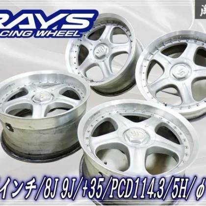 JDM Rare Out of print RAYS VR Volk Racing Group AV 178J/9J +35 PCD114. No Tires