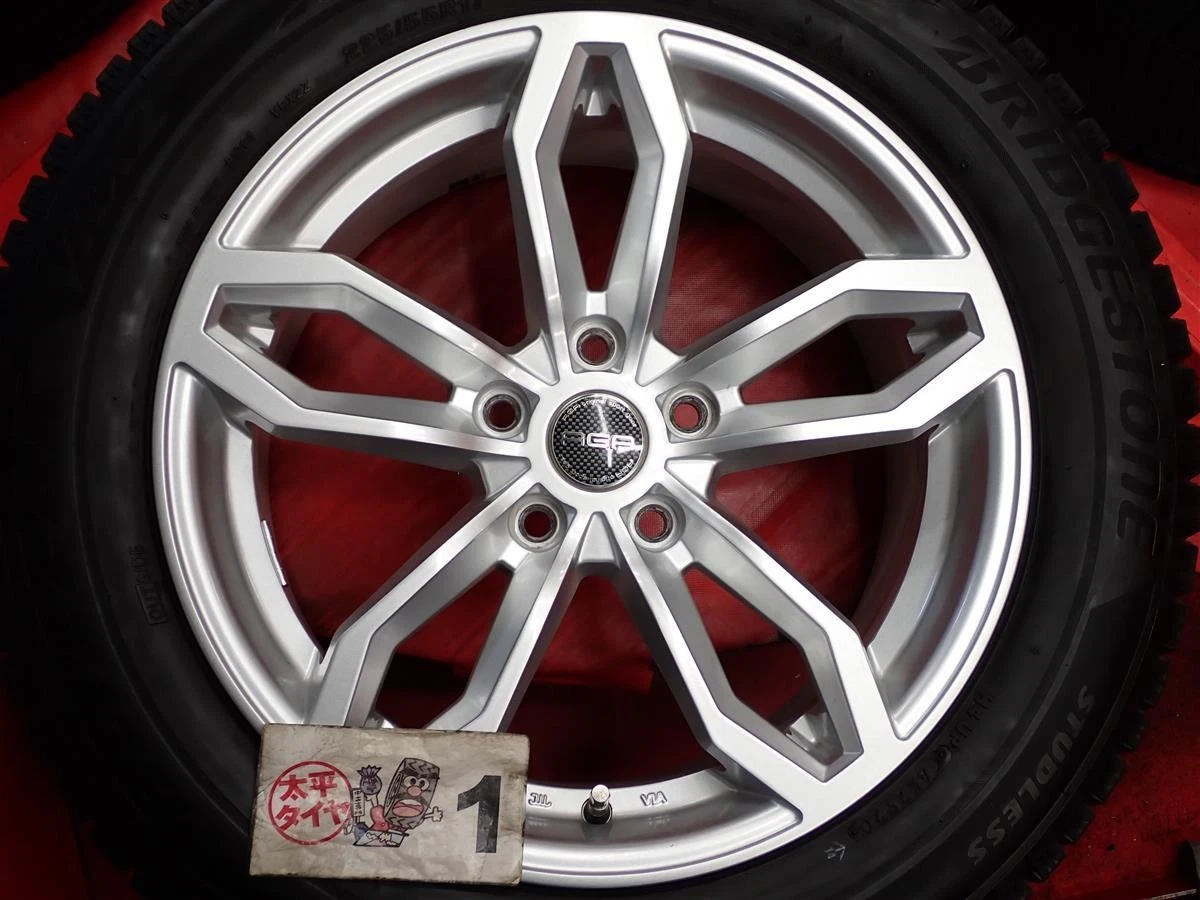 JDM Set of 4 Bridgestone BS Bridgestone VRX2 tires 225/55R17 97Q mount No Tires - Image 5