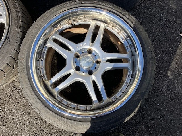 JDM Rare Deep Rim SPARCO DS2 Racing Sparco 19-inch Aluminum Wheels + B No Tires - Image 6