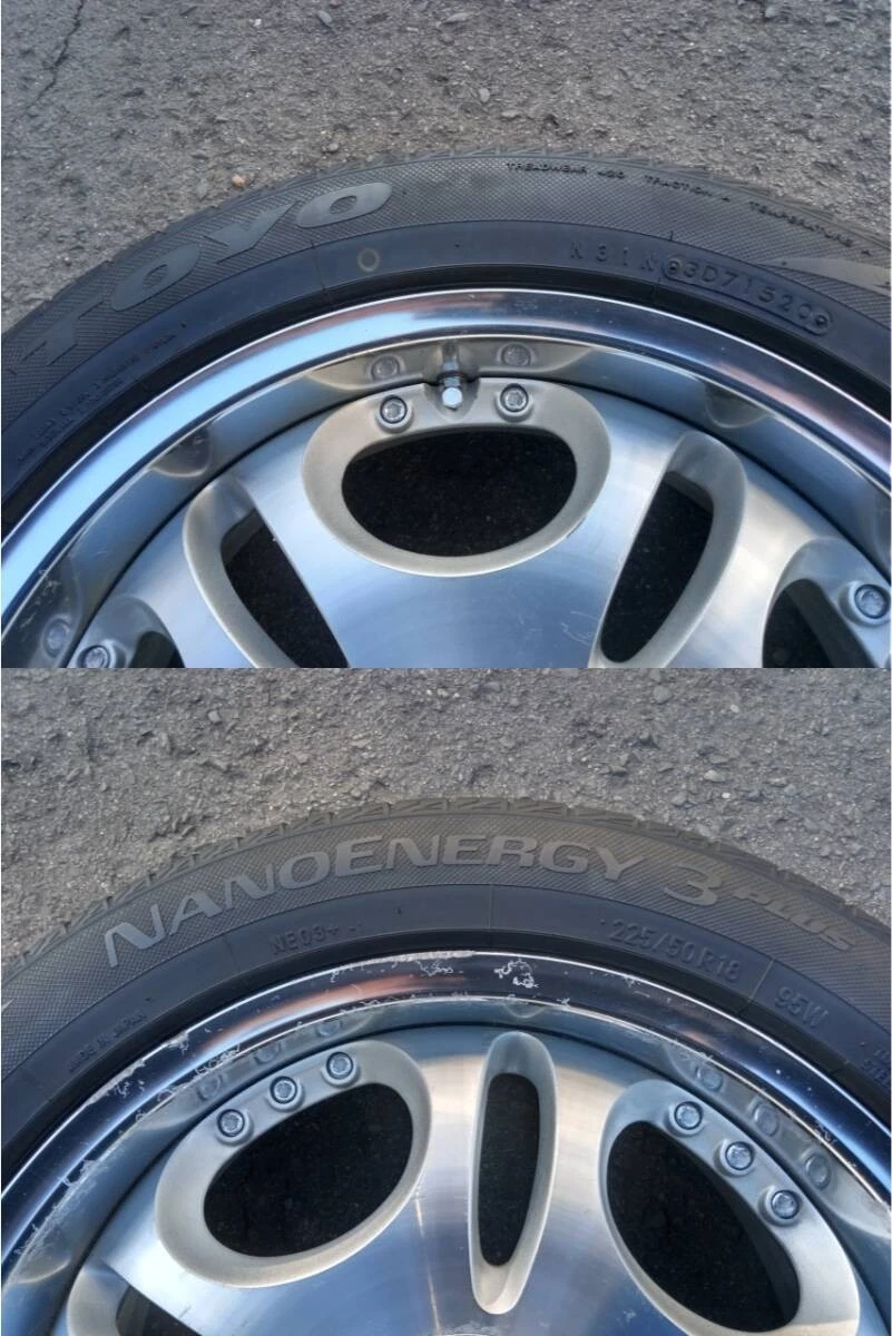 JDM Deep-rimmed wheels Used 4-piece set with 18-inch Lowenhart summer No Tires - Image 7