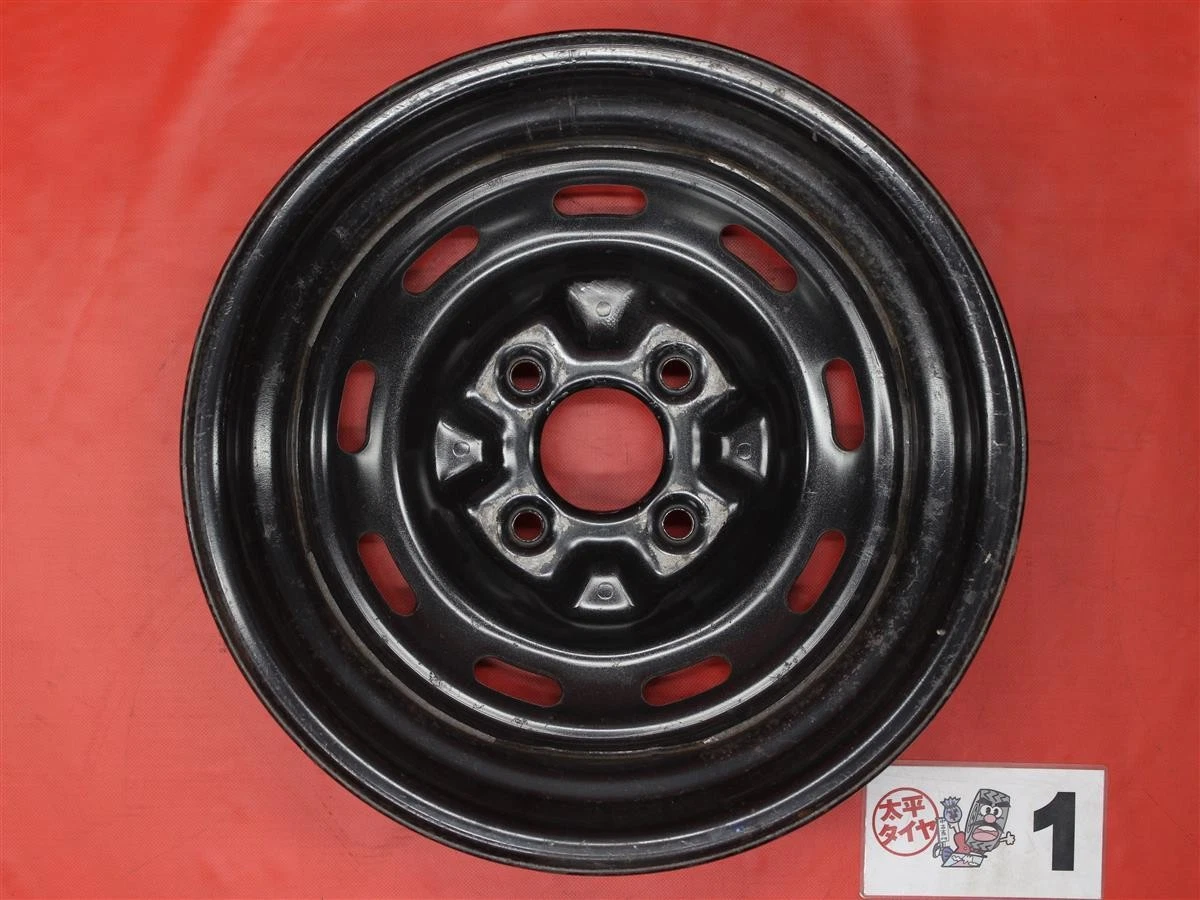 JDM Rare Item 4-Book Set Nissan Skyline R30 Genuine Steel Iron Wheels No Tires - Image 6