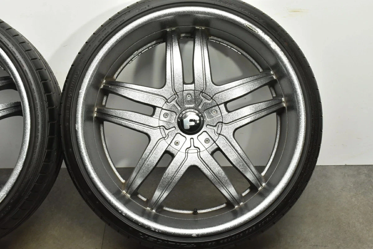JDM Used FORGIATO 4-Book Set 229.0J x 22+15 PCD 114.3/120 245/30ZR22 9 No Tires - Image 7