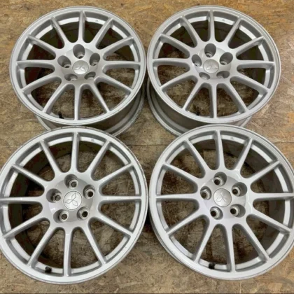 JDM Rare Mitsubishi Genuine ENKEI CZ4A Lancer Evolution 10 Wheels 188. No Tires