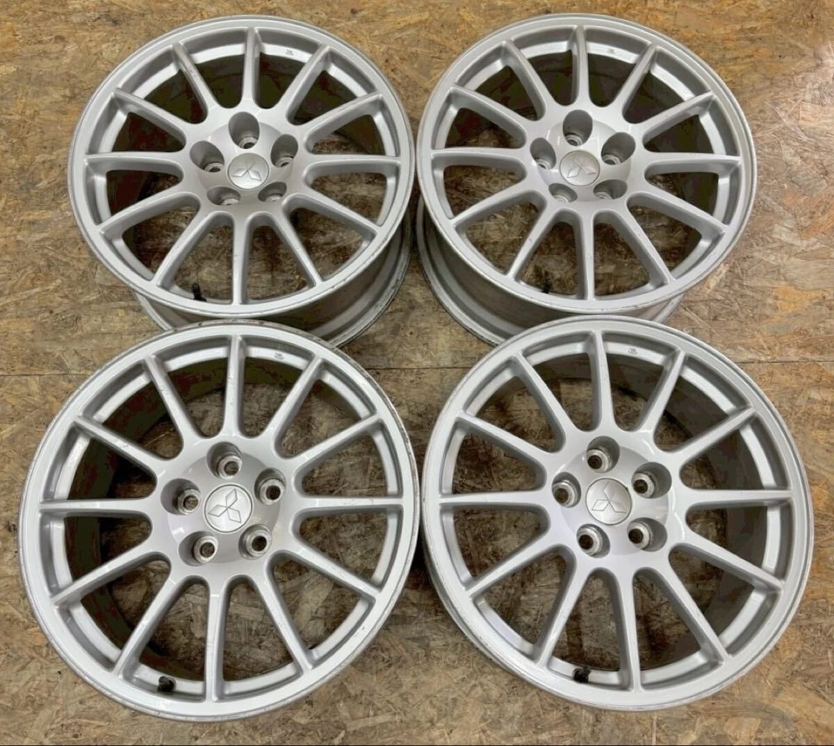 JDM Rare Mitsubishi Genuine ENKEI CZ4A Lancer Evolution 10 Wheels 188. No Tires