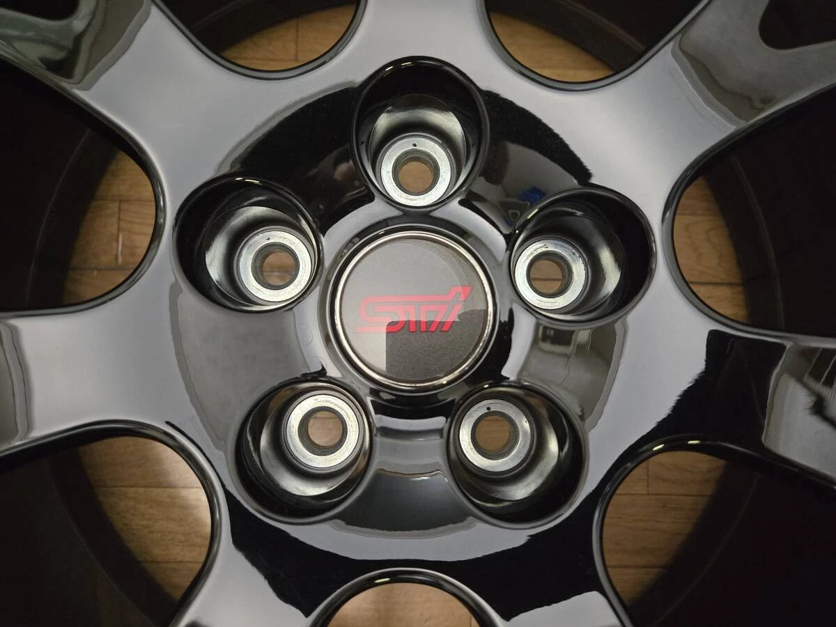 JDM 198.5J +53 PCD114.3 WRX STI S207 Genuine BBS RG523 forging NBR whe No Tires - Image 9