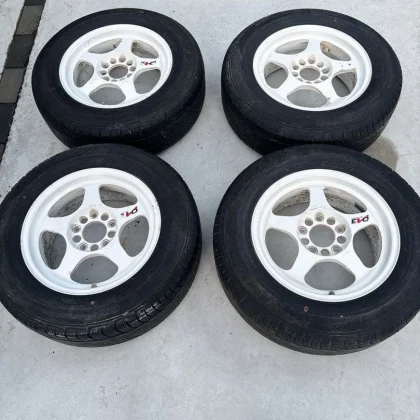 JDM Ligamaster 15-inch 6.5j+45 5-hole 4-wheel set for Civic Integra No Tires