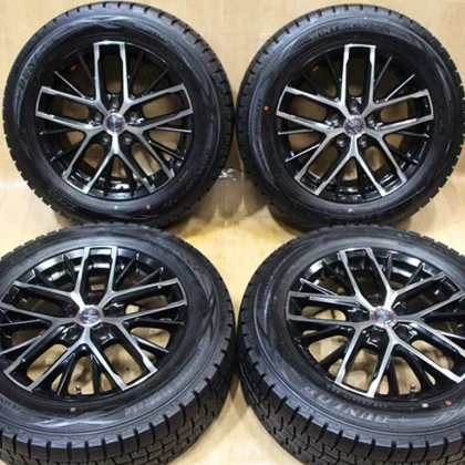 JDM C79 ENKEI AME SMACK 17X7J+38 114.3 Dunlop WINTER MAXX WM01 225/60R No Tires