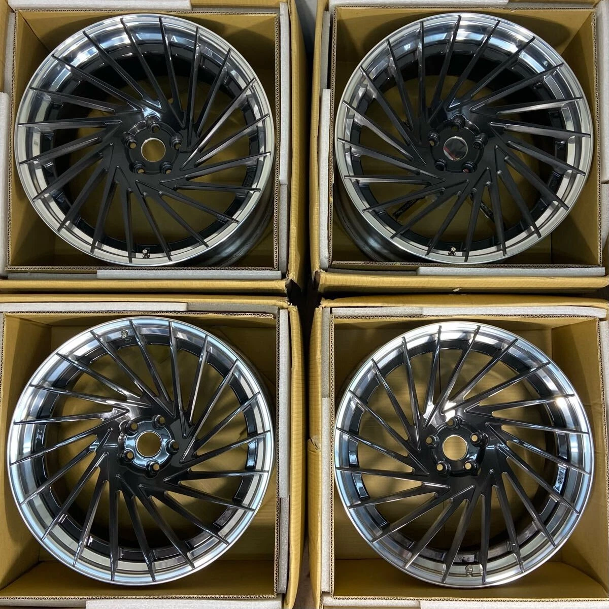 JDM Temporary Fitment Only BC Forged HCA221 21PCD112 5H Wheels for Mer No Tires