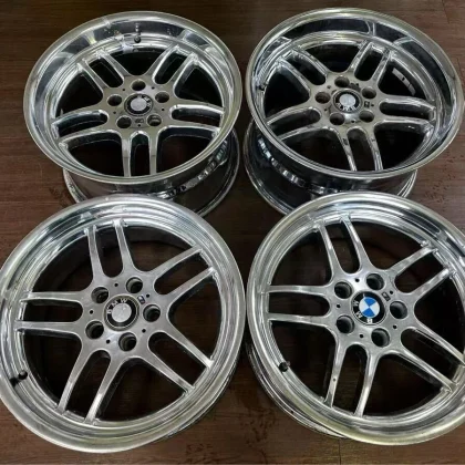 JDM Genuine BMW option? 7series Msports genuine plated aluminum wheels No Tires