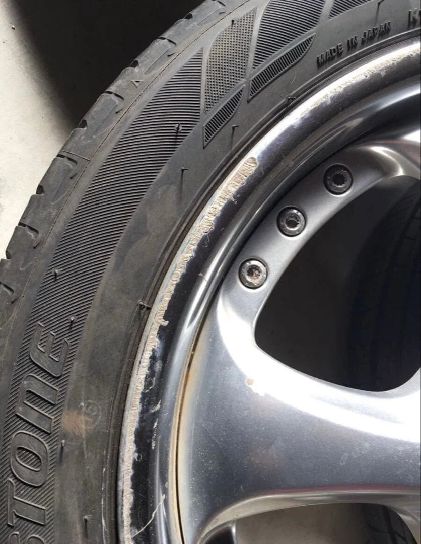 JDM WORK VS-KF 5J +42 work polished PCD100 4-hole No Tires - Image 6