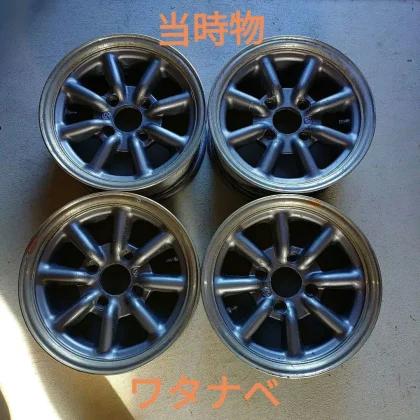 JDM RS Watanabe 14x6J +20 Aluminum Wheels x 4Book No Tires