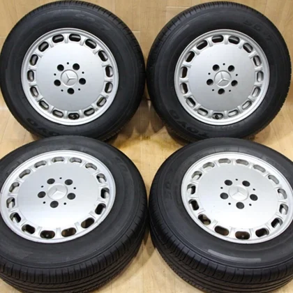 JDM B964 Rare Mercedes-Benz Genuine W126 15X7J+25 PCD112 TOYO SD-7 205 No Tires