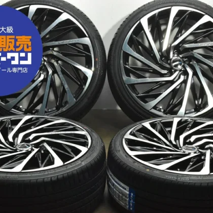 JDM Used BADX 4-Book Set 208.5J x 20 +38 PCD 114.3 235/35ZR20 92V with No Tires