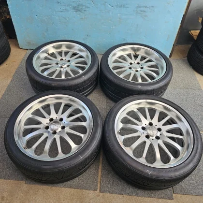 JDM Deep-rimmed WALD Portofino wheels 20-inch 9j35/10j38/120-5H with f No Tires