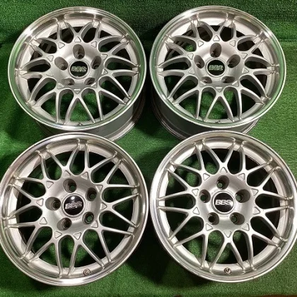 JDM Nissan Genuine Option BBS CG26 16-inch Aluminum Wheels 7J +40 5H P No Tires