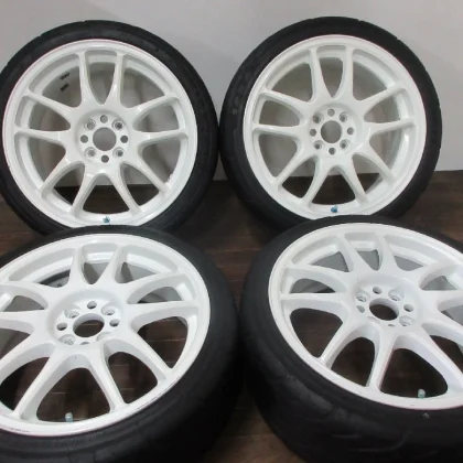 JDM Workemotion CR Kai 17-inch 7J +42 4-lug PCD100 ATRsports 205/40R17 No Tires