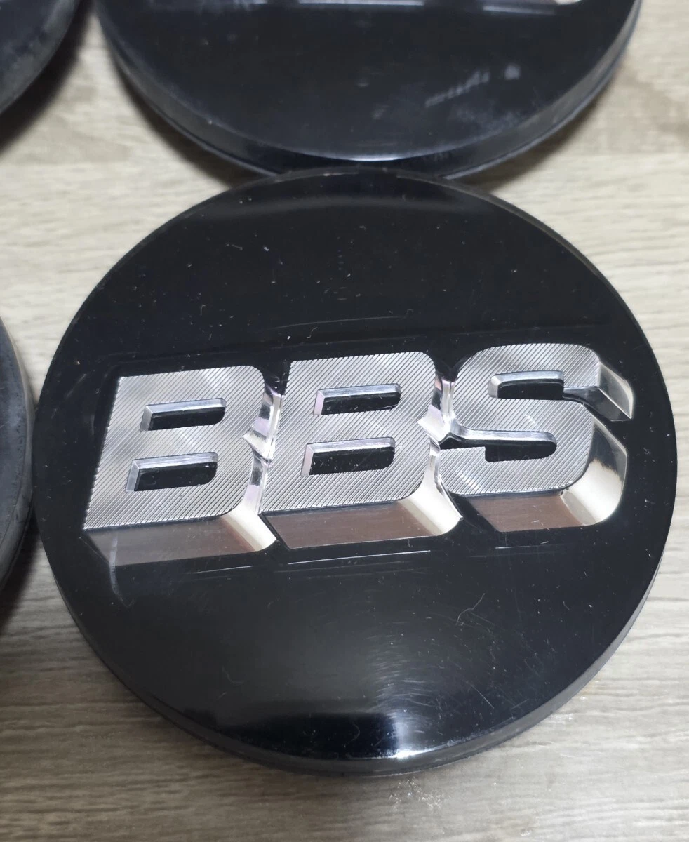 JDM Rare silverletter BBS center caps 70mm for RF LM RG-F RE-L RE-L2 a No Tires - Image 2