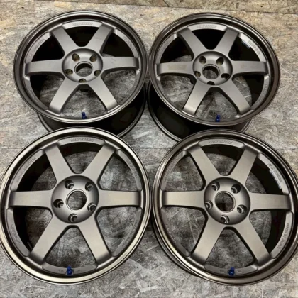 JDM RAYS VR TE37 4Wheels no tires 18x8.5+30 9.5+35 5x114.3