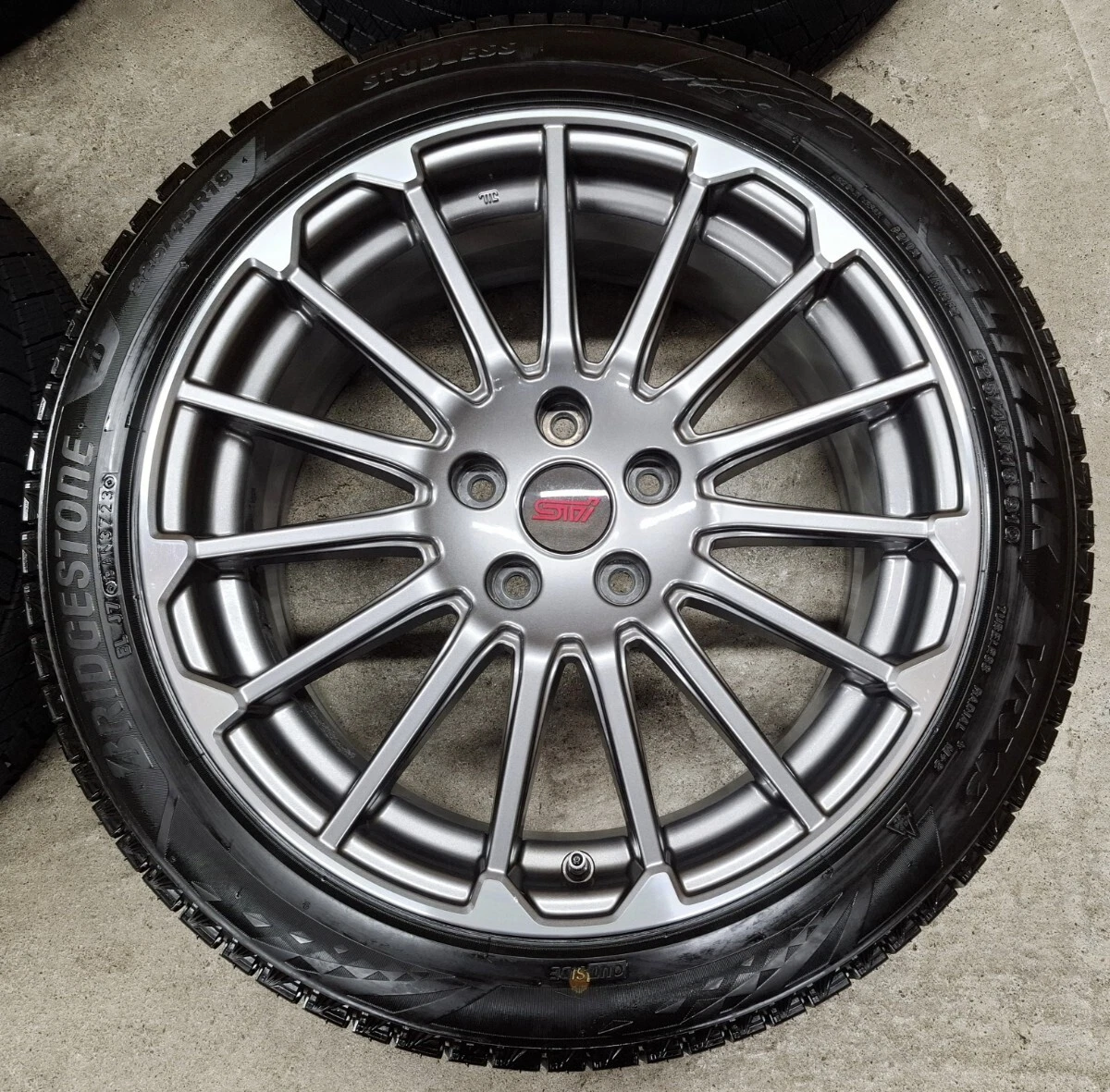 JDM Almost Subaru Levorg STI Sports OEM Wheels and Tires 2023 Bridgest No Tires - Image 2