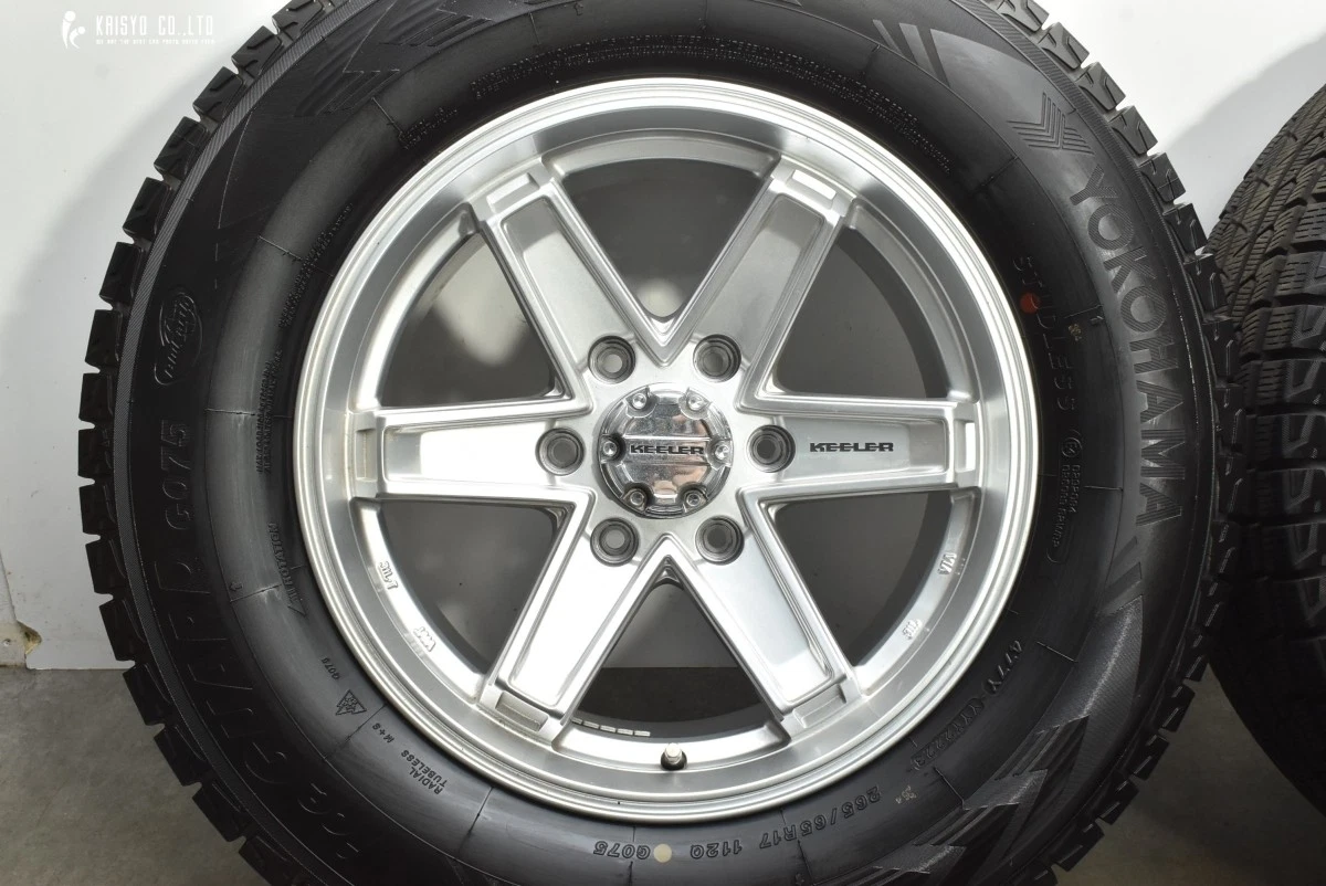 JDM Breathable Groove Weds KEELER Tactics 17-inch 8J +25 PCD139.7 Yoko No Tires - Image 5