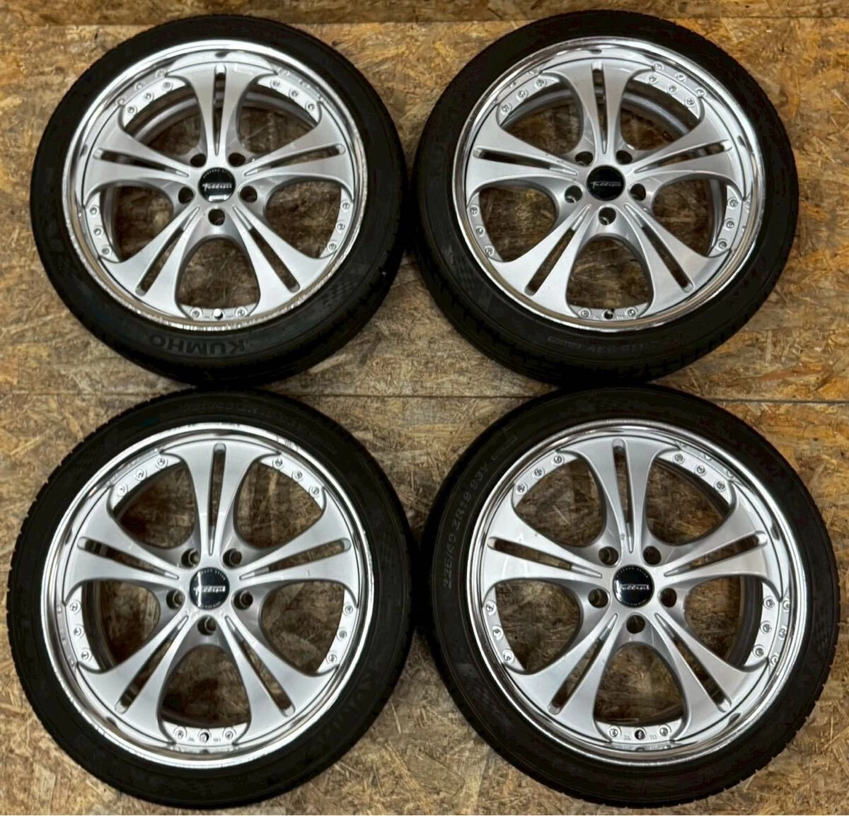 JDM Rare SSR Felini 198.5J+37 PCD114.3 5-hole 5H Cerberus II wheels fo No Tires