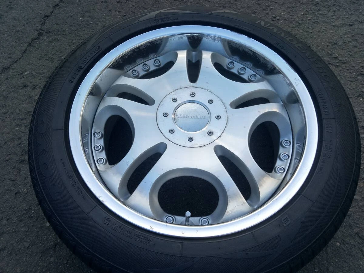 JDM Deep-rimmed wheels Used 4-piece set with 18-inch Lowenhart summer No Tires - Image 2