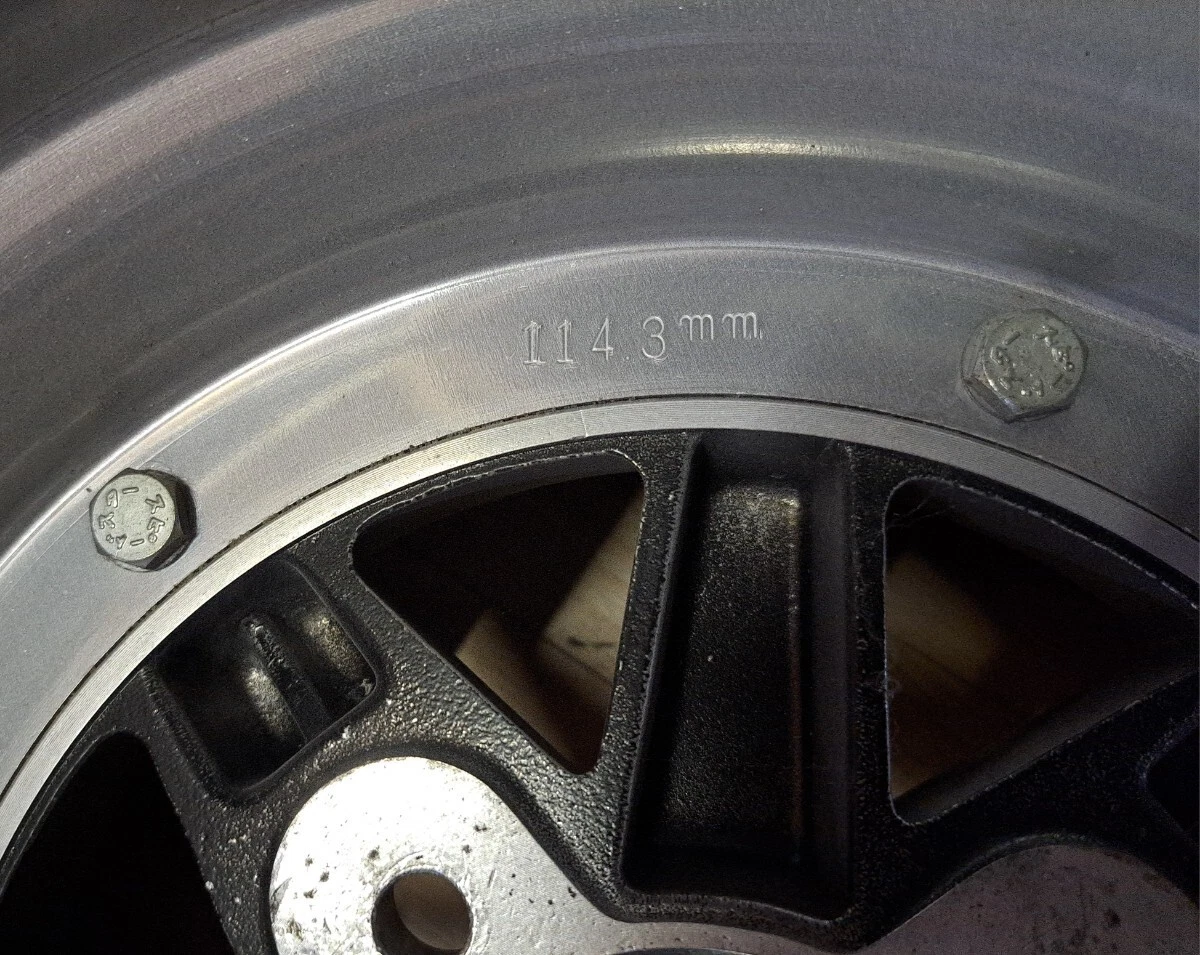 JDM SSR Mark III 9J 114.3 Kenmeri Yonmeri Japan Mark 1 Mark II GX71 GX No Tires - Image 6