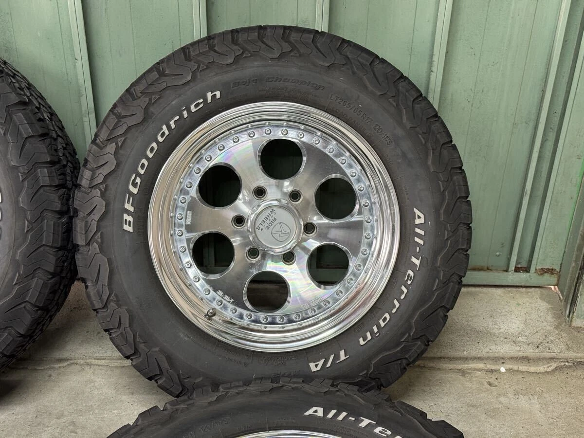 JDM MEIWA ELFORD Bloodstock 3P Polished 176H 6x139.7 PCD 8J+13 265/65R No Tires - Image 4