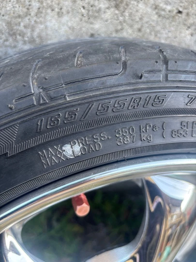 JDM WORK 155 spoke wheels bonus tire set No Tires - Image 5