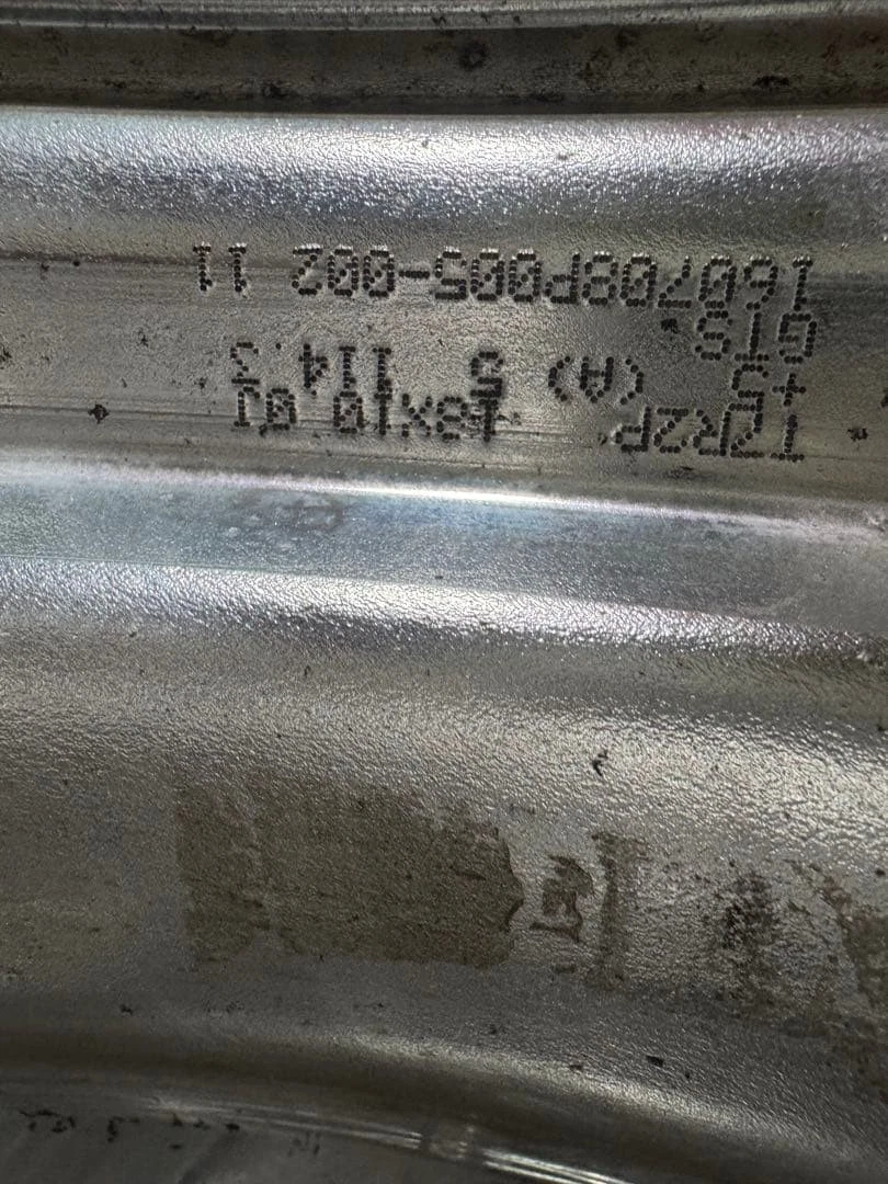 JDM work t7r2p 18 inch 10J No Tires - Image 4